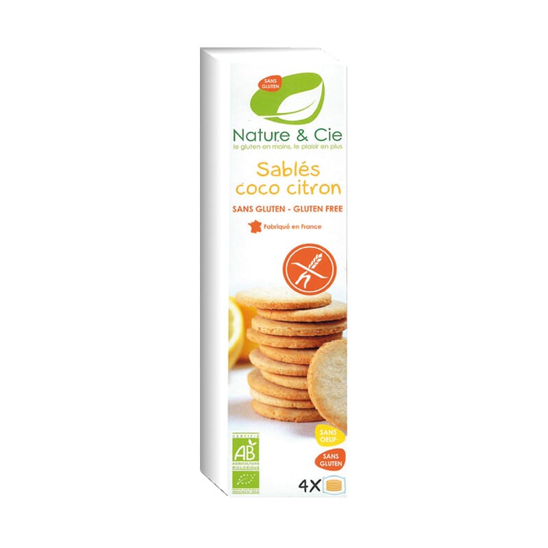 Galletas De Coco Y Limón Sin Gluten Bio 125g