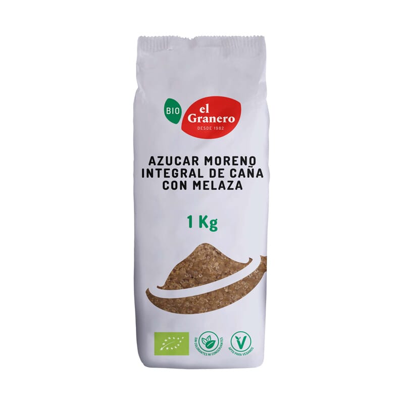 Azúcar Moreno De Caña Integral Con Melaza Bio 1 Kg