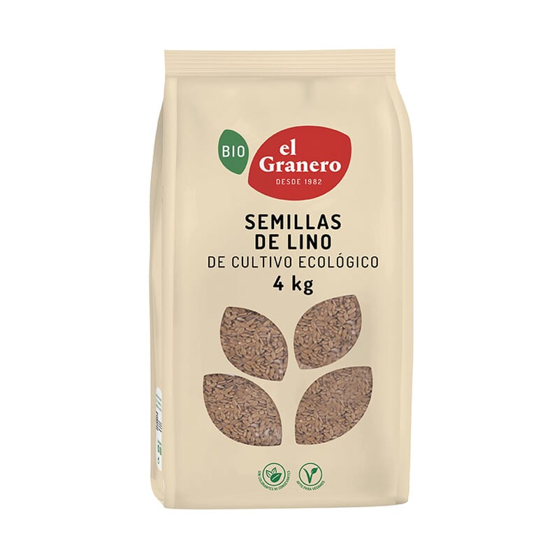 Semillas De Lino Bio 4 Kg