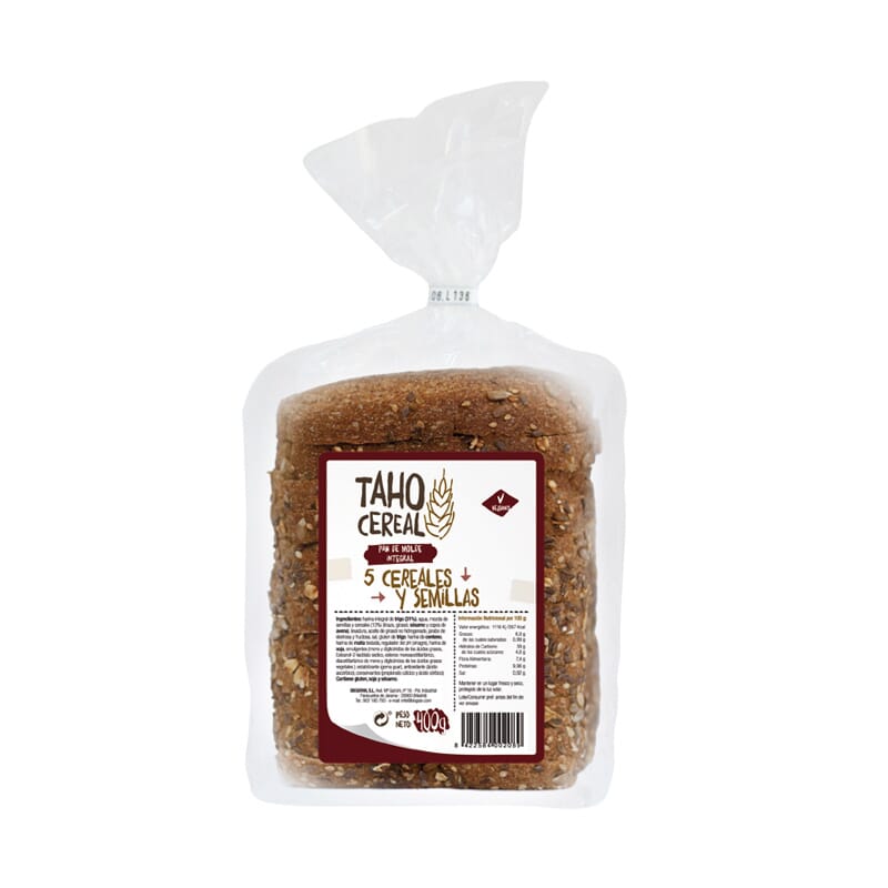 Pan De Molde Integral Cereales Y Semillas 400g