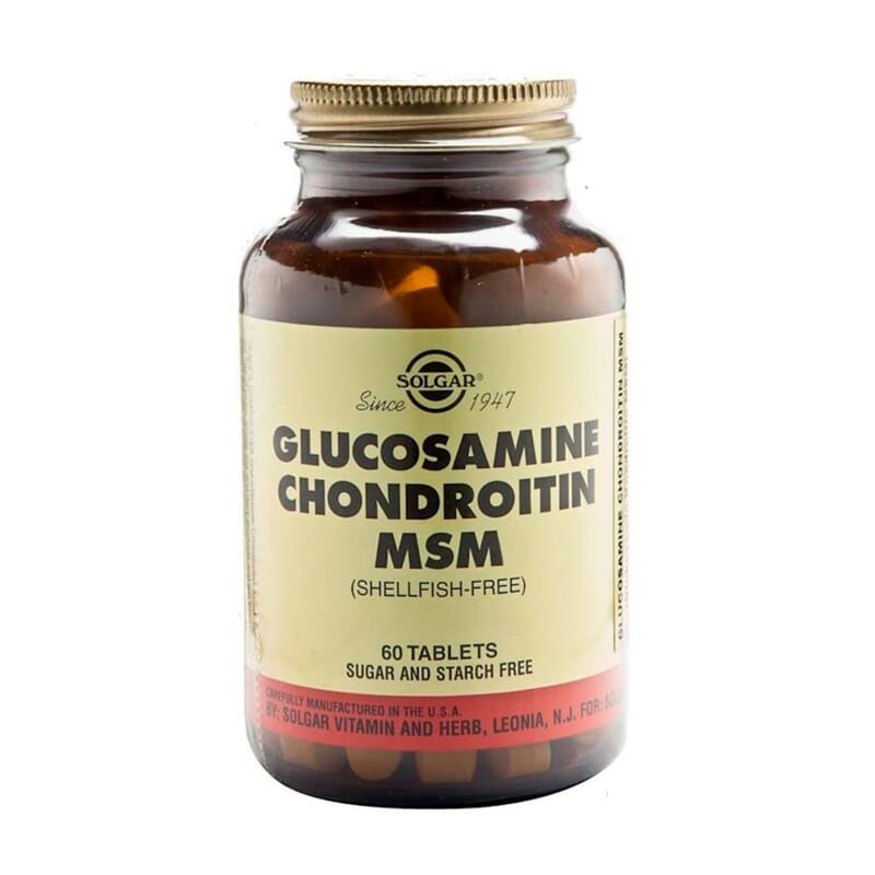 Glucosamine Chondroitin MSM 60 Tabs de Solgar