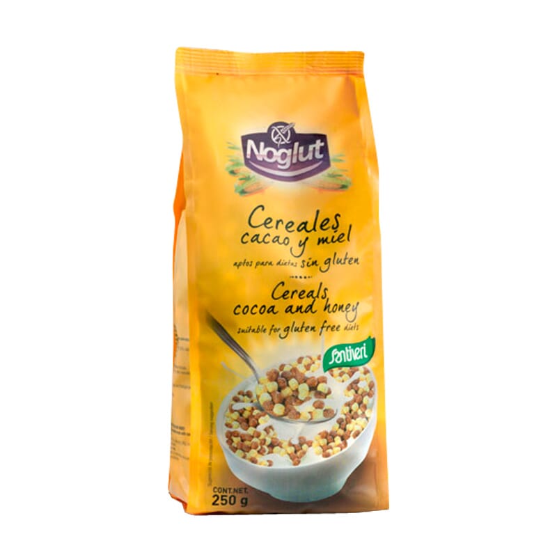 CEREALES CACAO Y MIEL SIN GLUTEN NOGLUT  225g