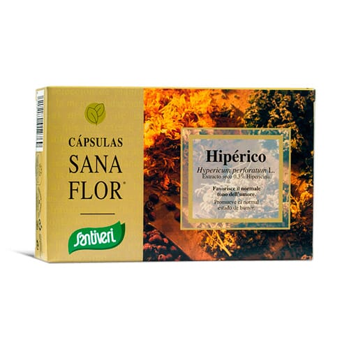 SANA FLOR HIPÉRICO 60 Caps - SANTIVERI SANA FLOR HIPÉRICO 60 Caps - SANTIVERI