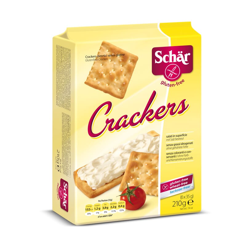 CRACKERS SIN GLUTEN 210g