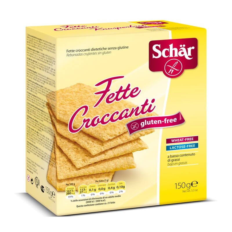 FETTE CROCCANTI REBANADAS CRUJIENTES SIN GLUTEN 150g