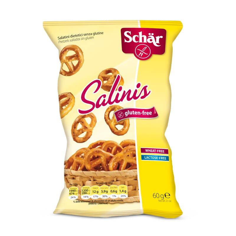 SALINIS APERITIVOS SALADOS SIN GLUTEN 60g