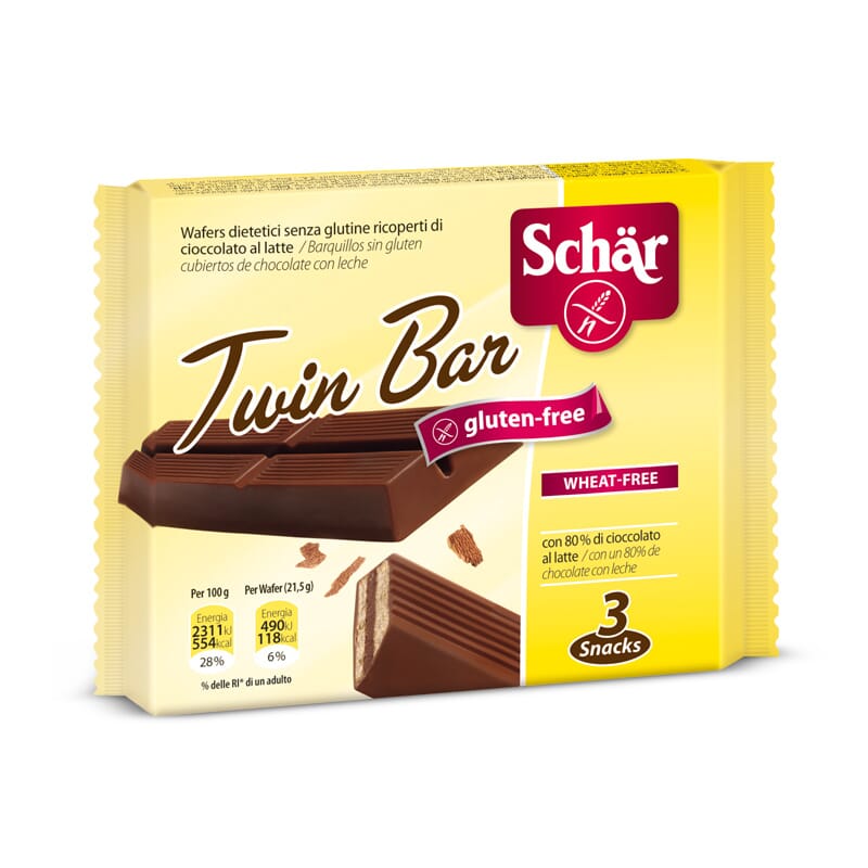 TWIN BAR BARQUILLOS SIN GLUTEN 21g 3 Uds