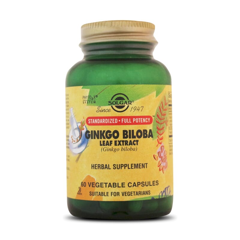 Ginkgo Biloba Leaf Extract 60 VCaps