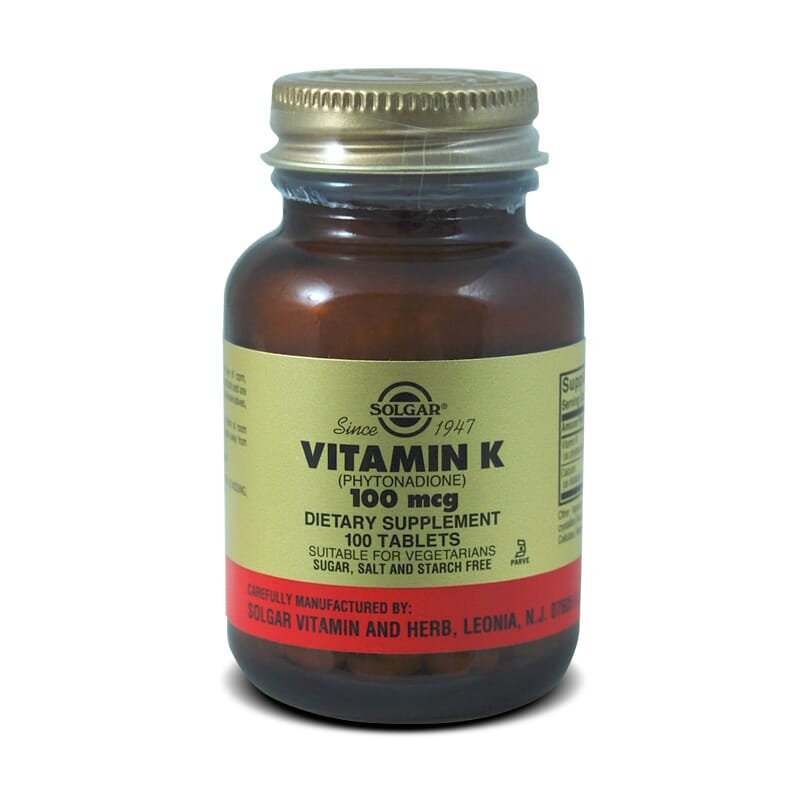 VITAMIN K 100mcg 100 Tabs