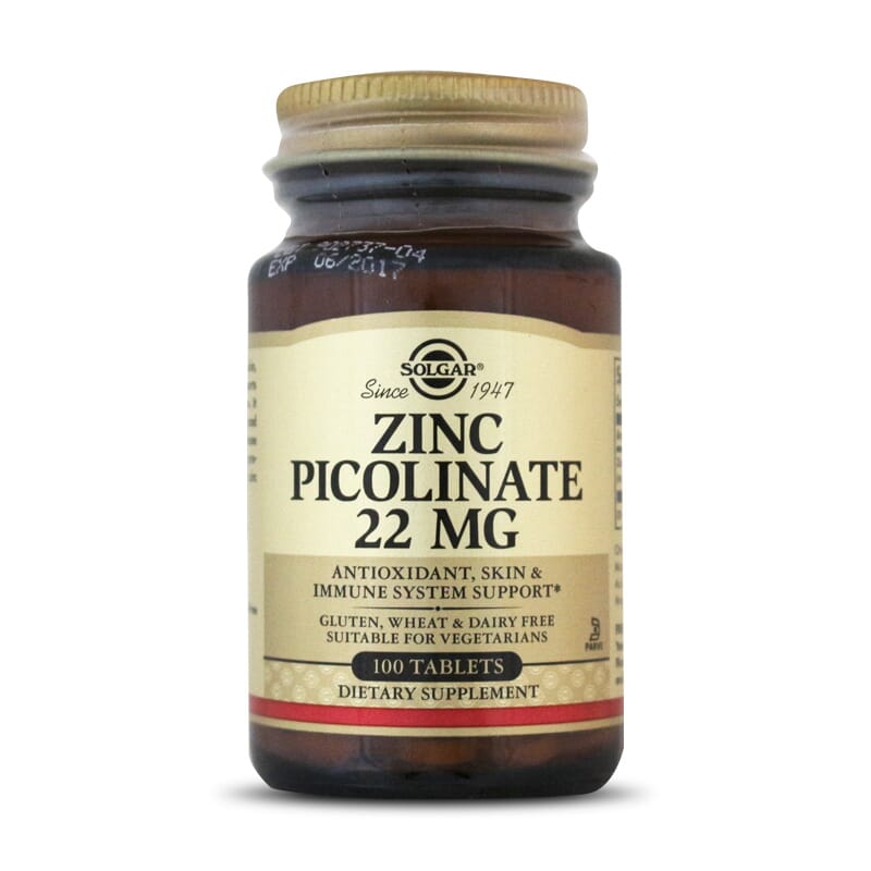 ZINC PICOLINATE 22mg 100 Tabs