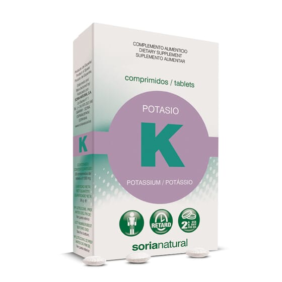 Potassium 20 Comprimés - Soria Natural | Nutritienda