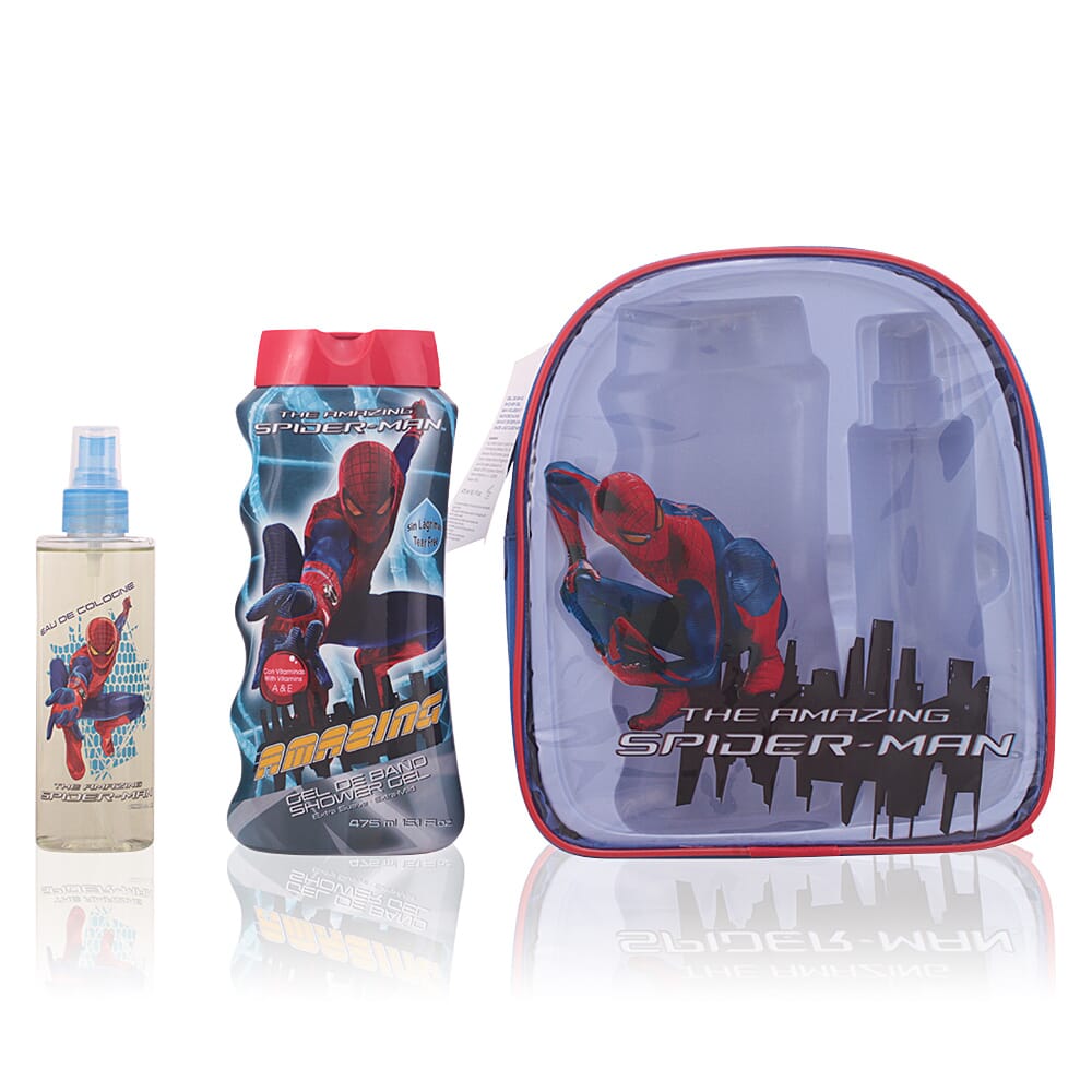 Spiderman Packung EDC 200 ml + Duschgel 475 ml + Rucksack