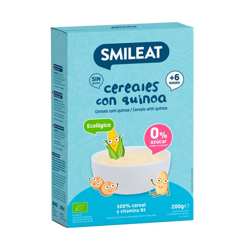 Papilla ecologische granen zonder gluten met quinoa +4M 200g