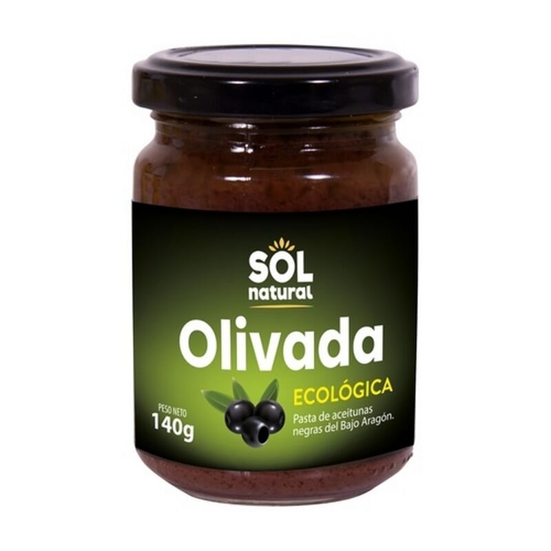 Olivada Negra Bajo Aragón Eco 140g de Sol Natural