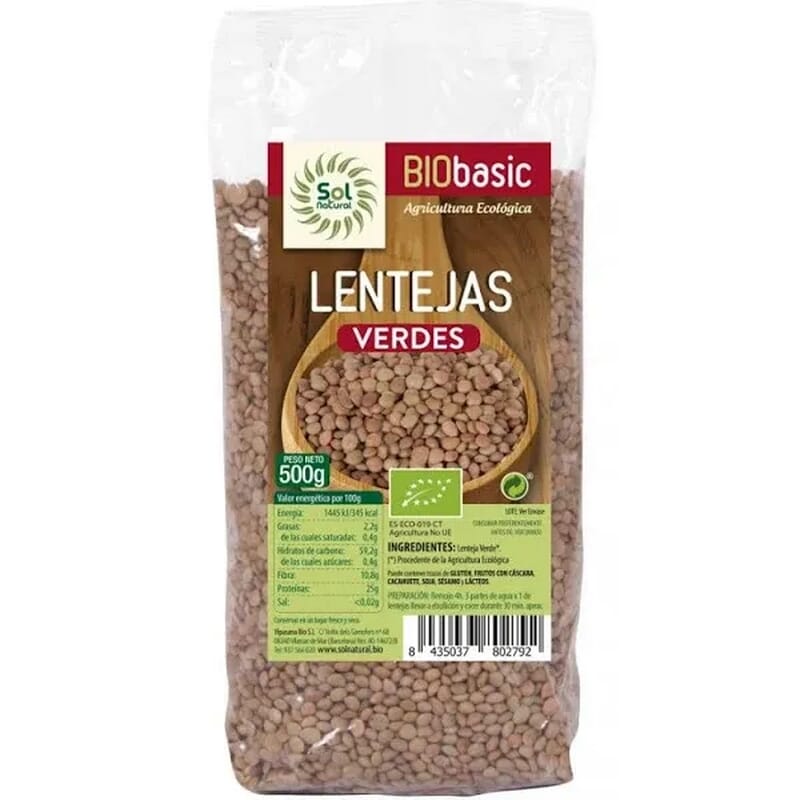 Lentejas Verdes Bio 500g