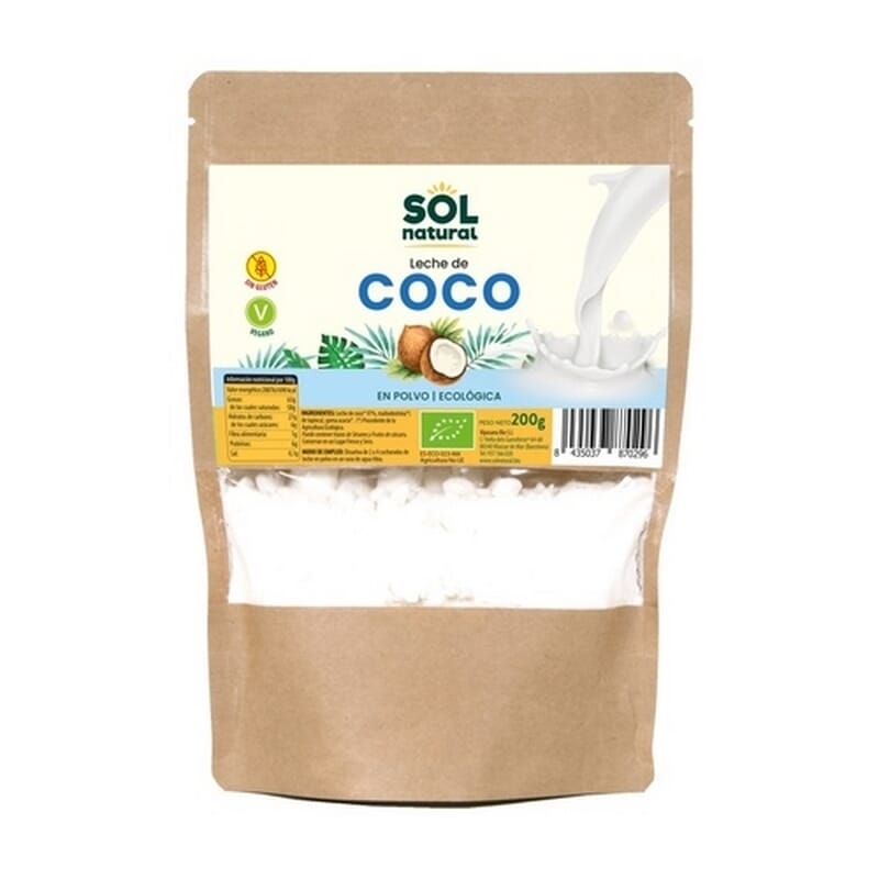 Leche De Coco En Polvo Bio 200g de Sol Natural