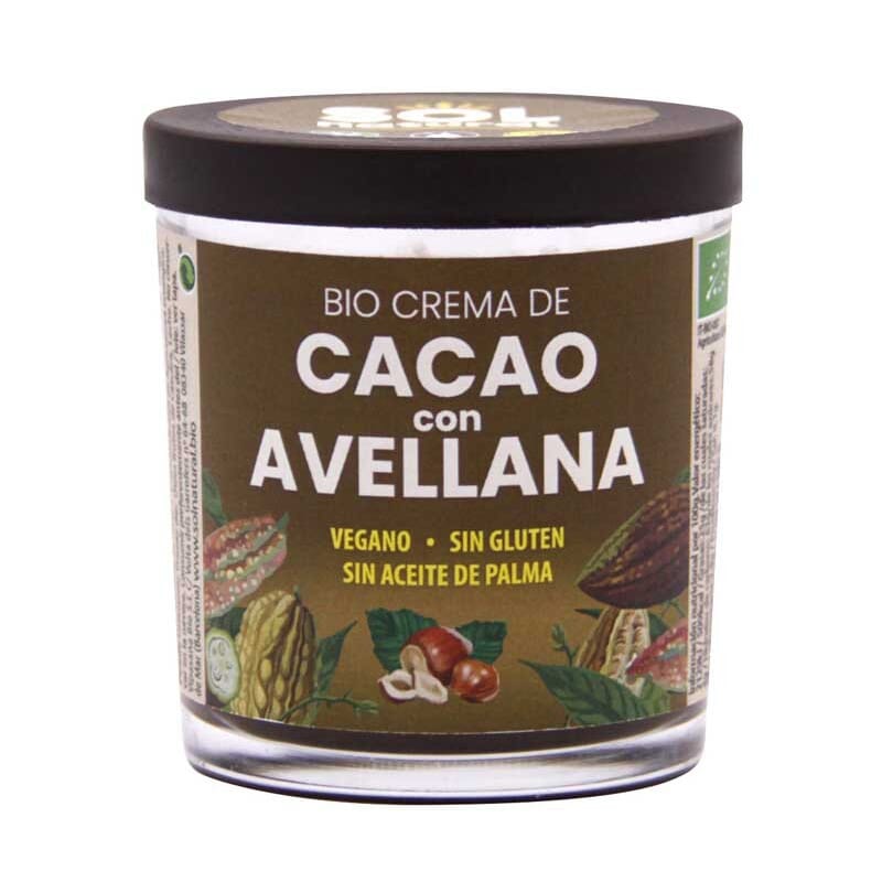 CREMA DE CACAO Y AVELLANA BIO 200g