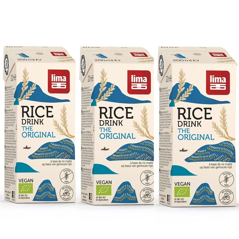 Bebida De Arroz Original 3 Unds 200 ml