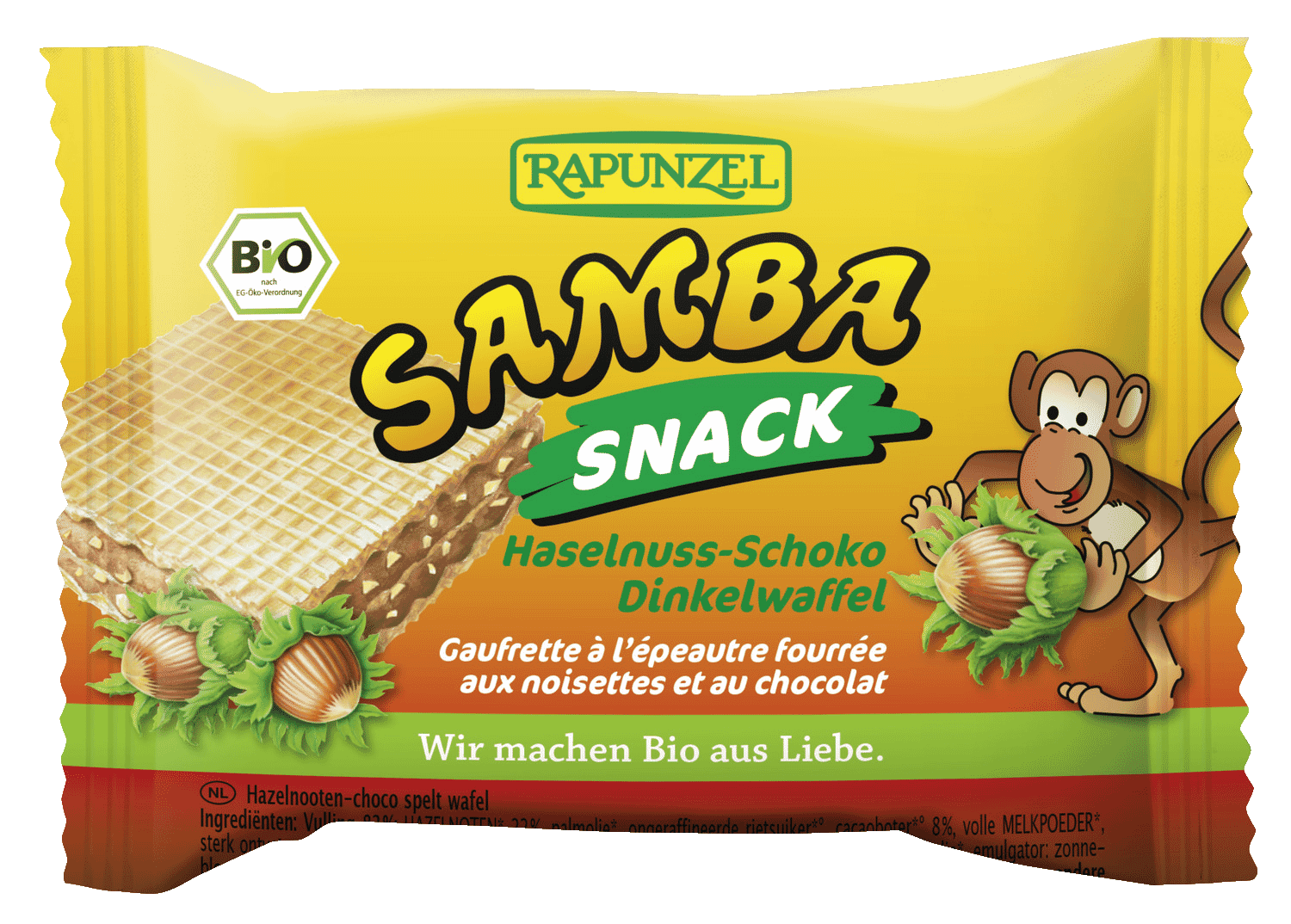 Barquillos Choco Avellanas Samba 