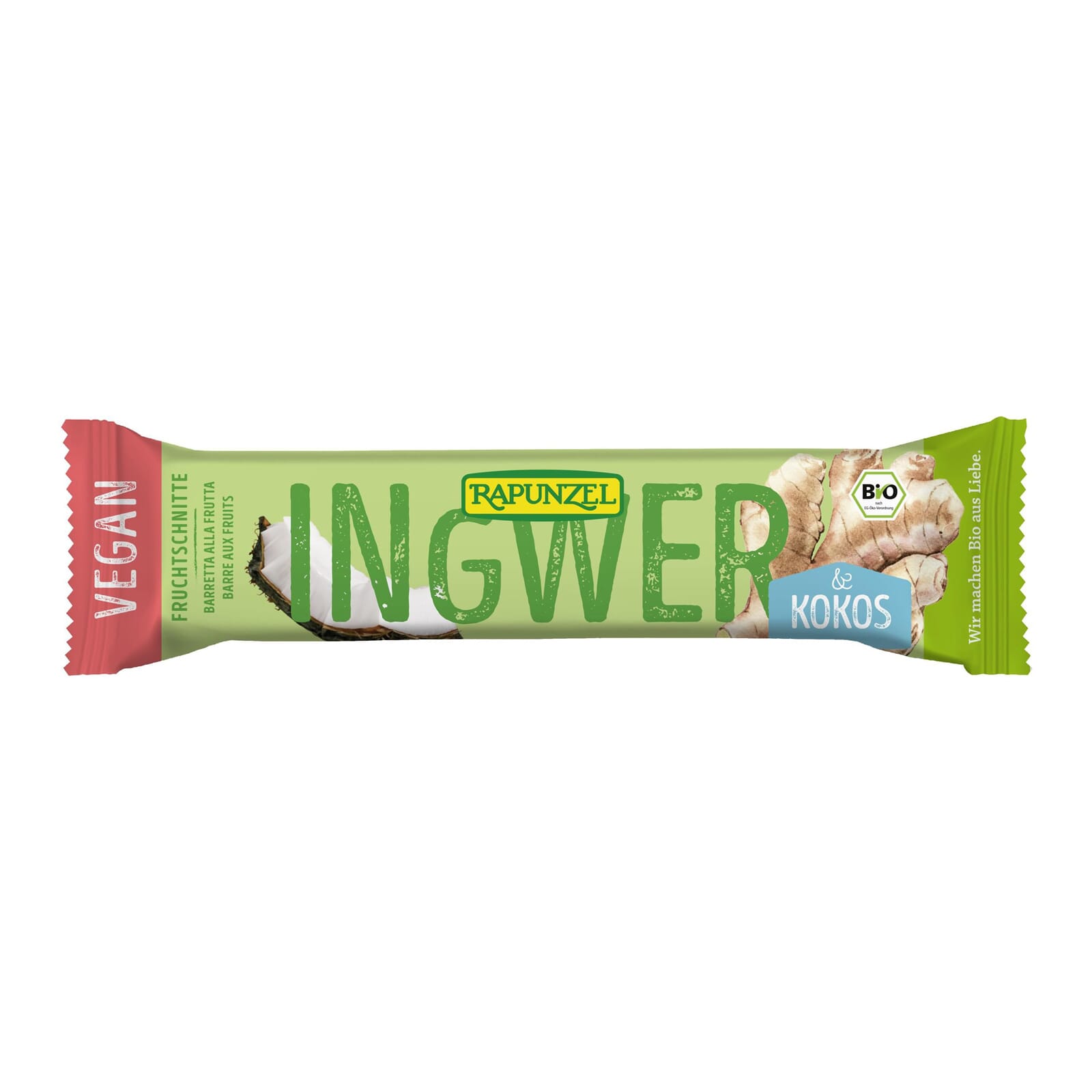 Barrita Coco Y Jengibre Bio Vegan 40 g
