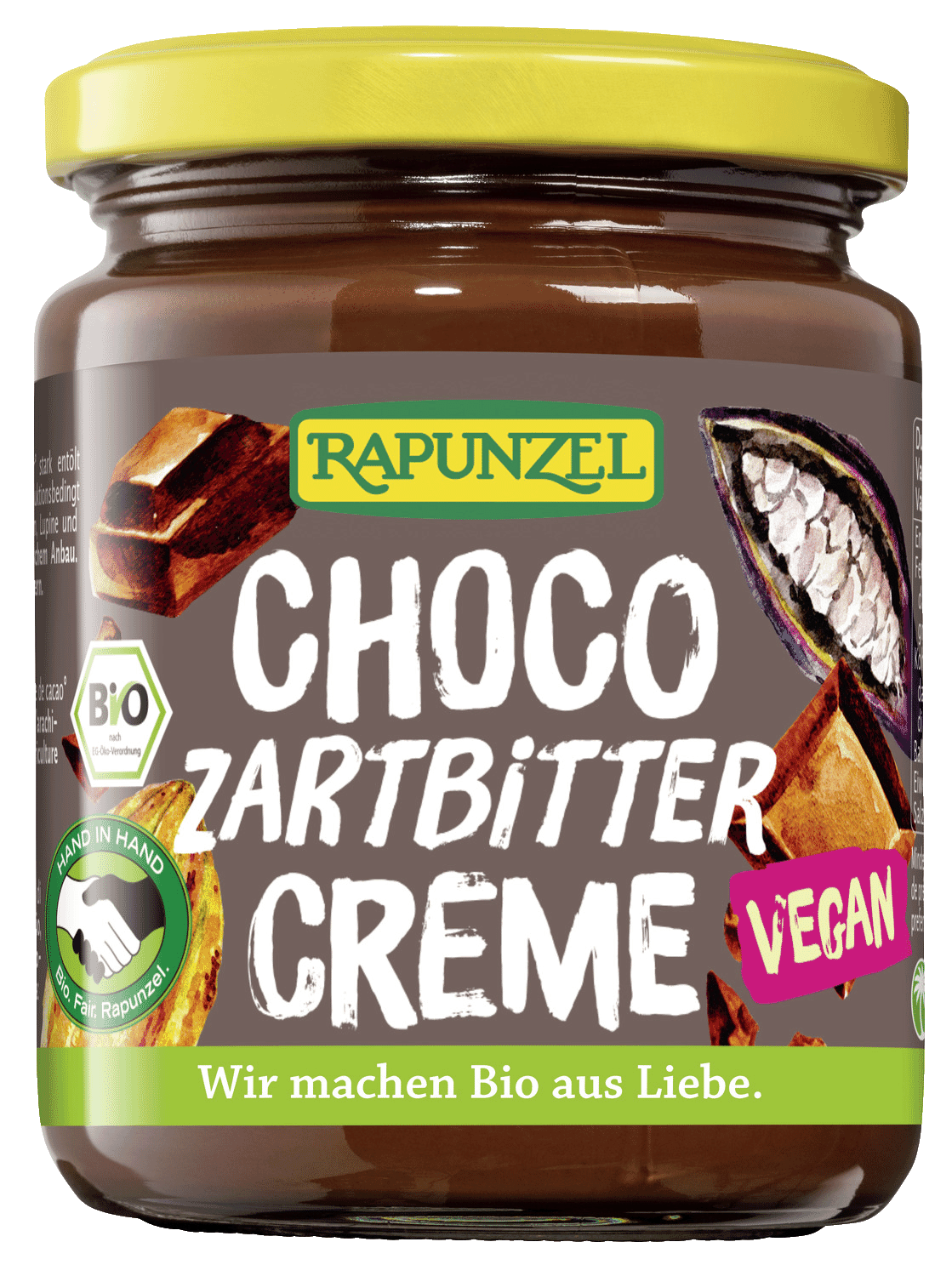 Crema Chocolate Negro Vegan Bio 250g de Rapunzel