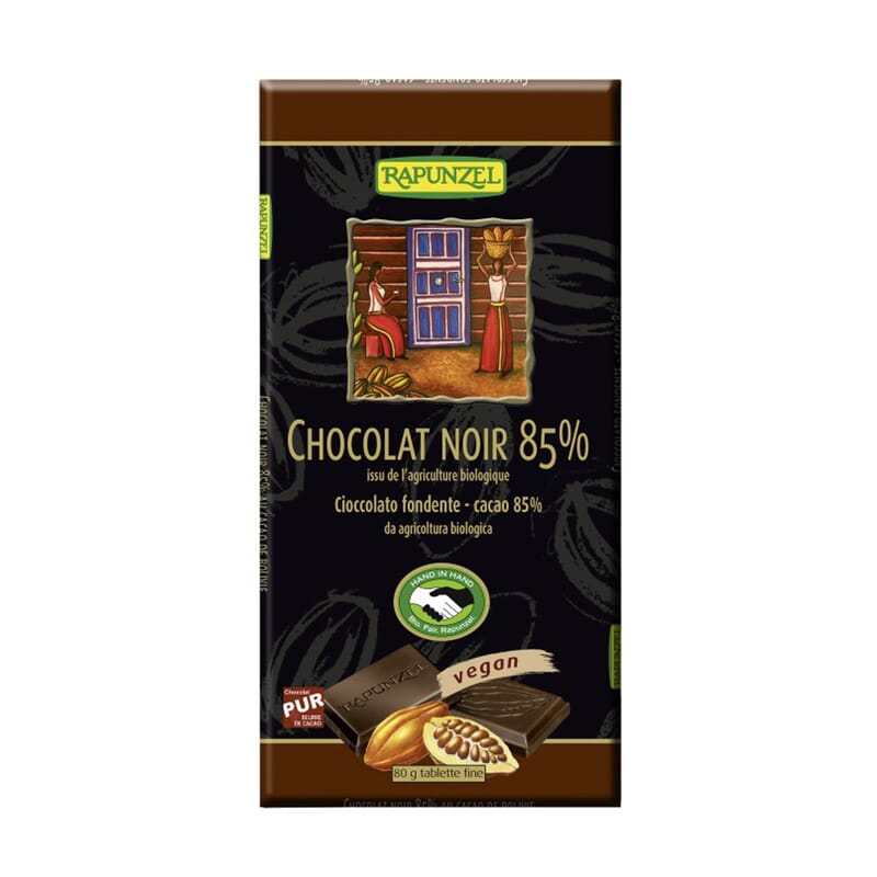 Tablet Chocolade 85% Cacao Bio 80g