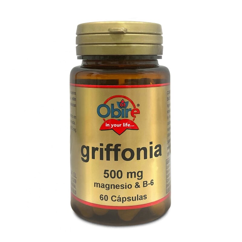 Griffonia 500 mg Magnesio B-6 60 Caps