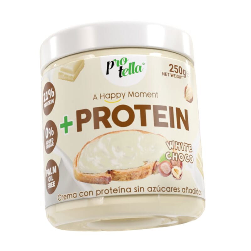 PROTELLA CREMA DE AVELLANAS Y CHOCOLATE BLANCO 250g