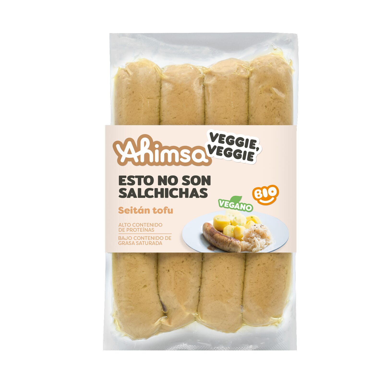 Salsichas Seitan Tofu Vegan Bio 200g