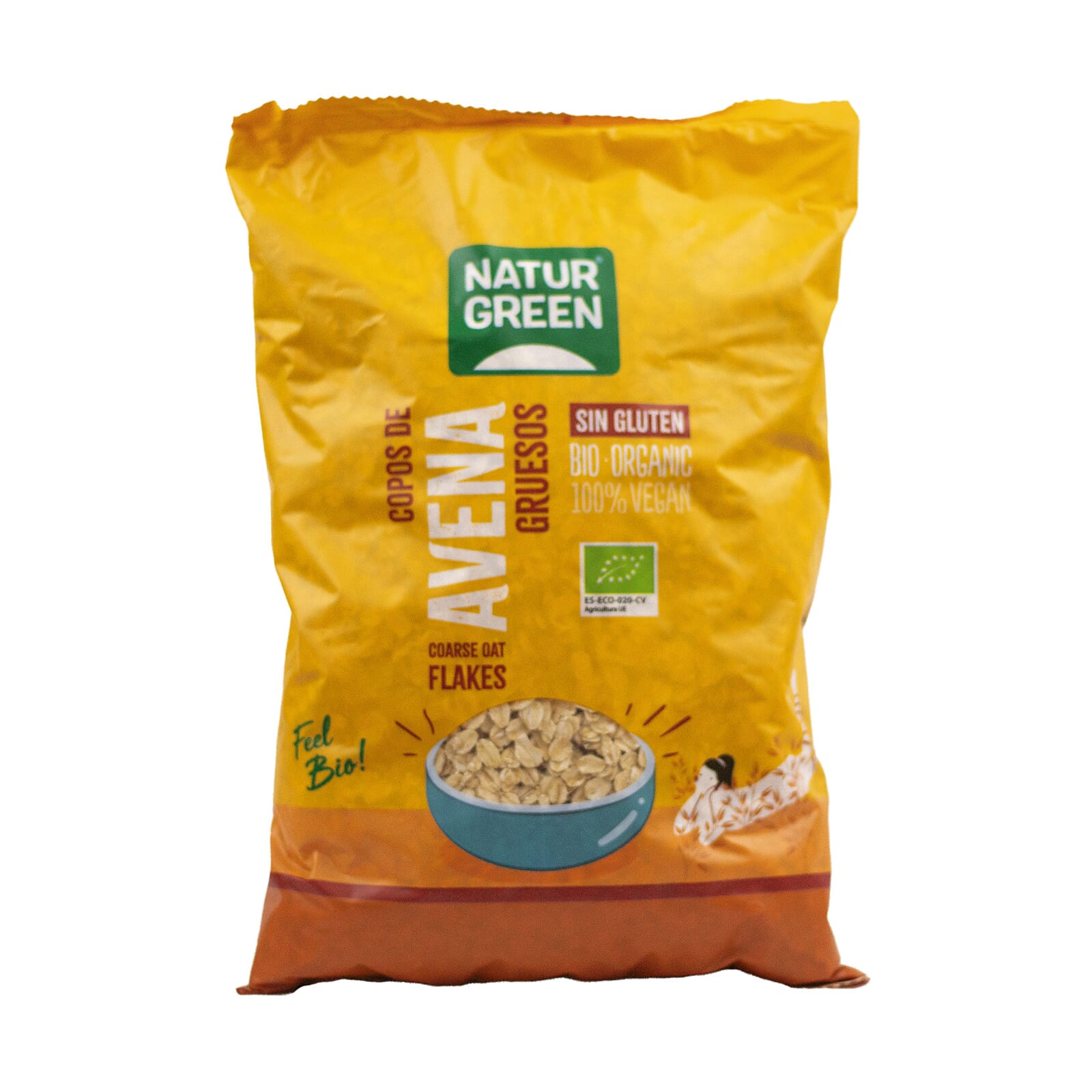 Copos de Avena Gruesos Bio Sin Gluten 1 Kg