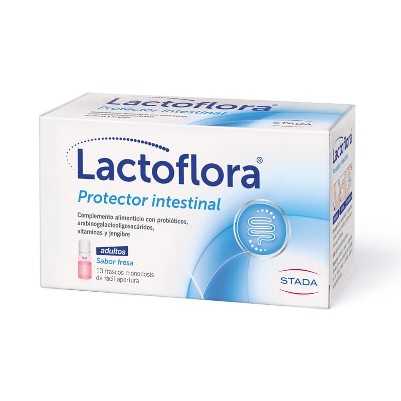 LACTOFLORA PROTECTOR INTESTINAL ADULTOS 10 Viales