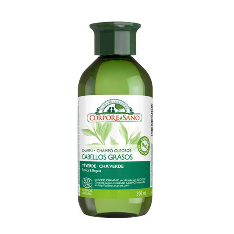 Champú Cabello Graso Té Verde Bio 300 ml