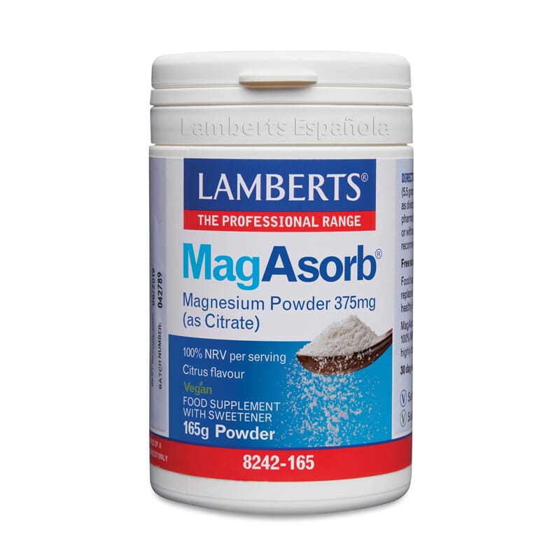 MagAsorb 375mg Magnesium Powder 165g