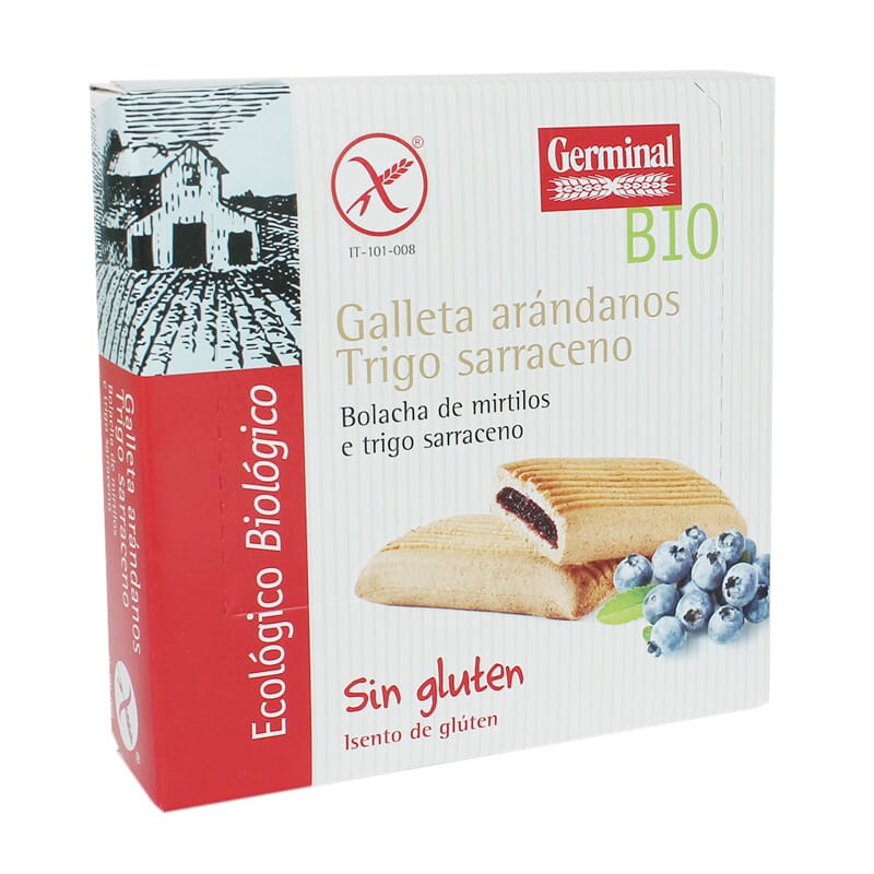 Galletas Arándano Trigo Sarraceno Sin Gluten Bio 200g