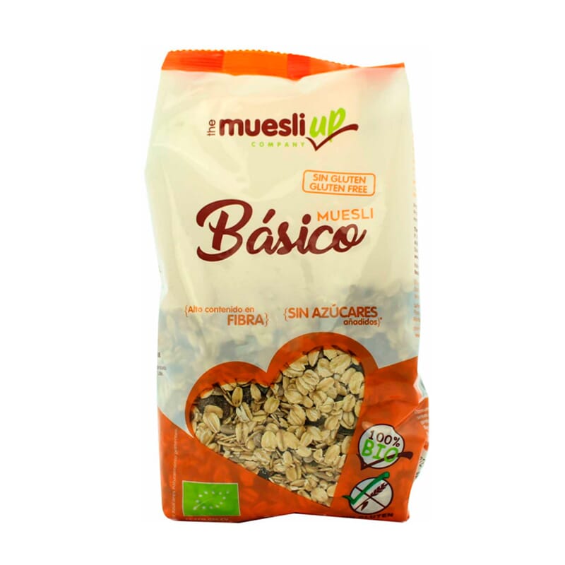 Muesli Básico Sin Azúcar Sin Gluten Bio 350 g de The Muesli Up