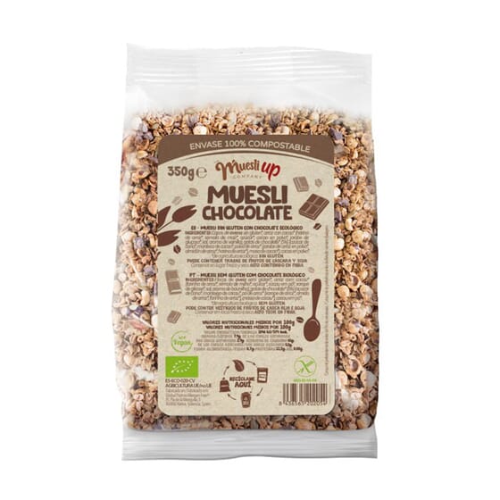 Muesli Con Chocolate Sin Gluten Bio 350 g The Muesli Up Nutritienda