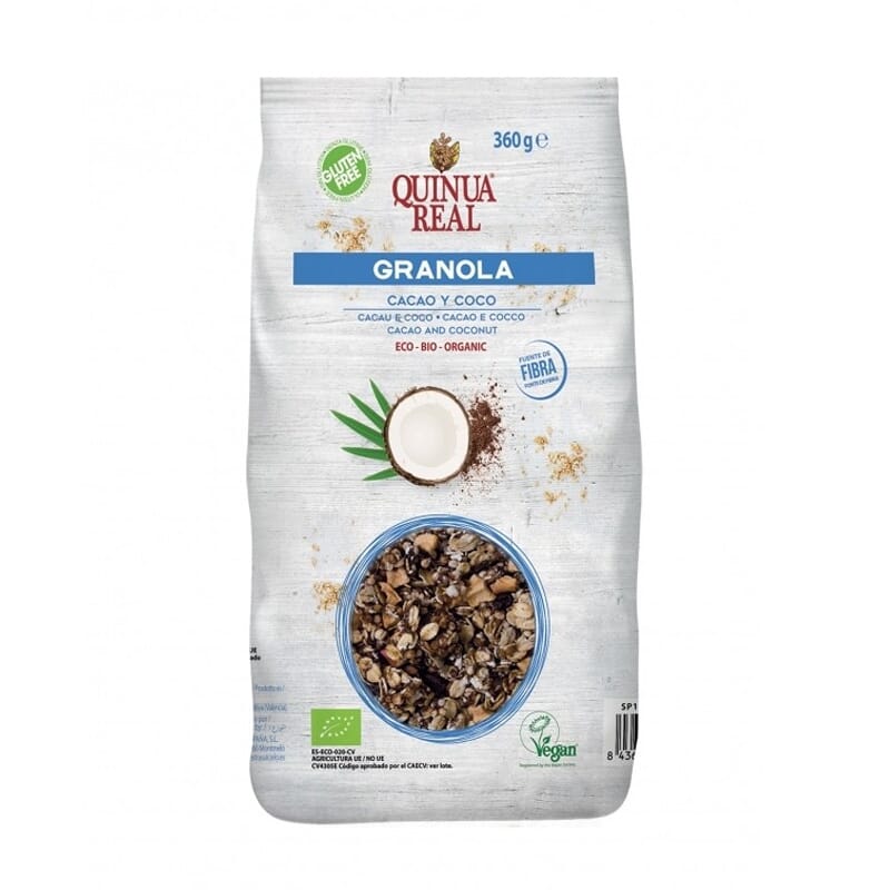 Granola Cacao Y Coco Bio 360g de Quinua Real