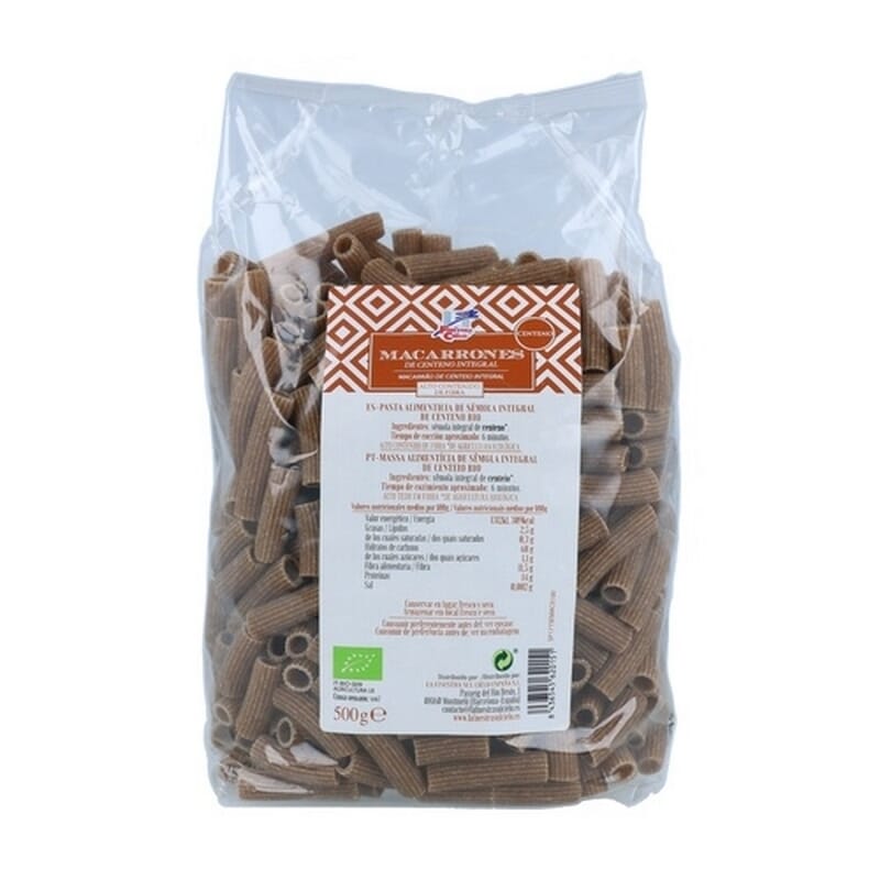 Macarrones Centeno Bio 500g