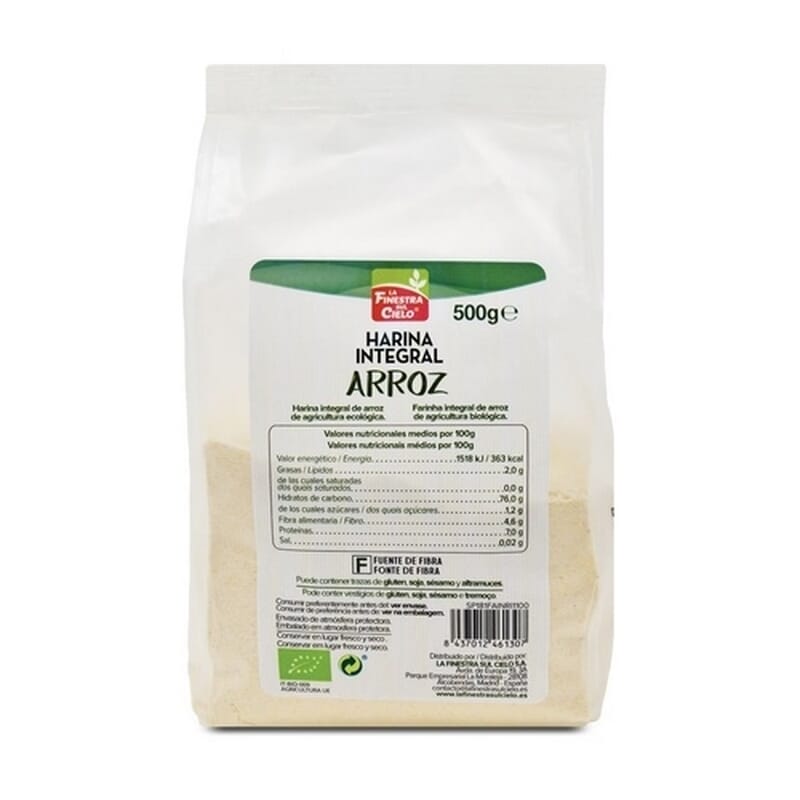 Harina Integral De Arroz Eco 500g
