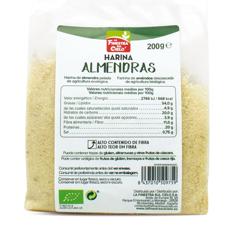 Harina De Almendras Eco 200g