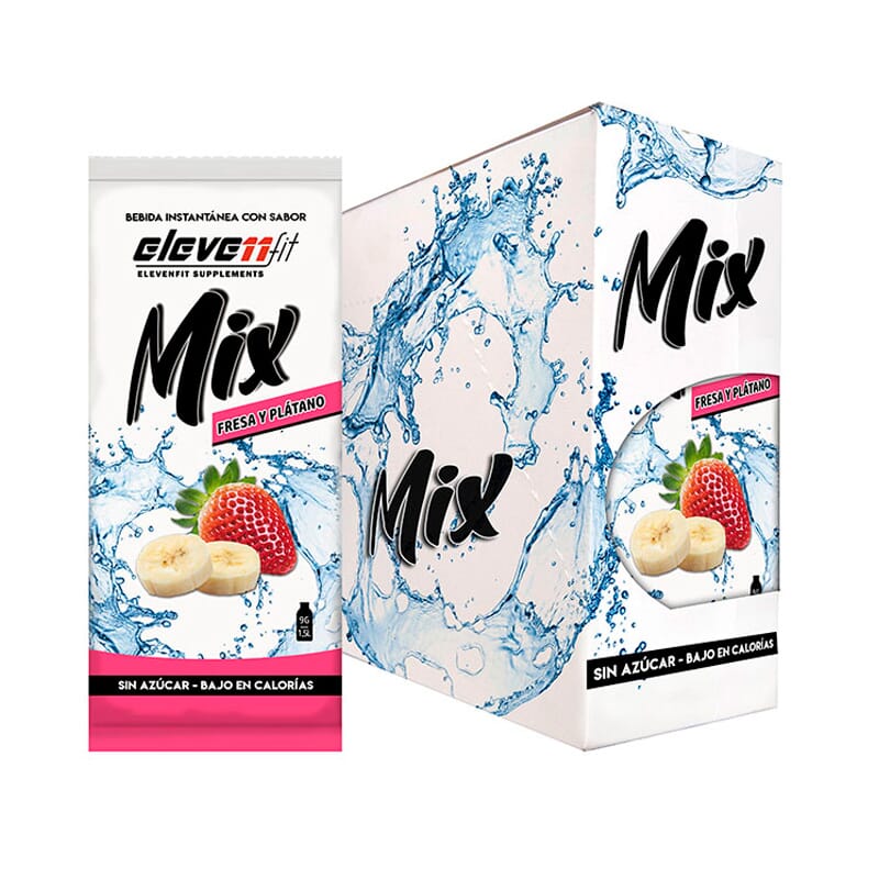 Mix Fresa y Plátano Sin Azúcar 9g 24 Uds