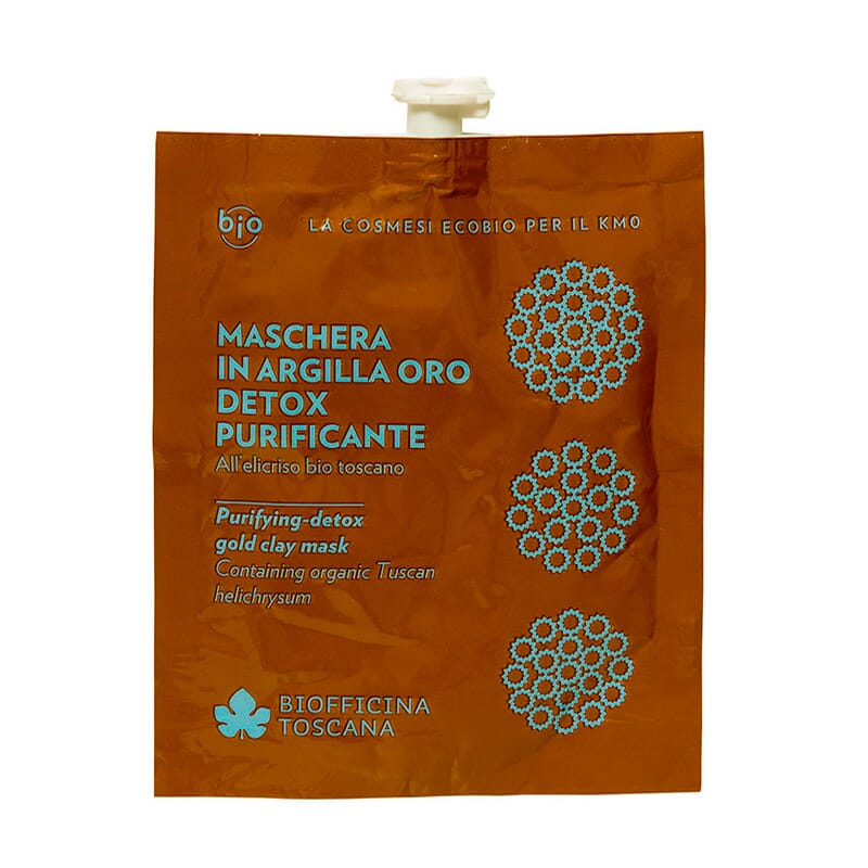 Máscara Detox Purificante Argila Dourada  30 ml