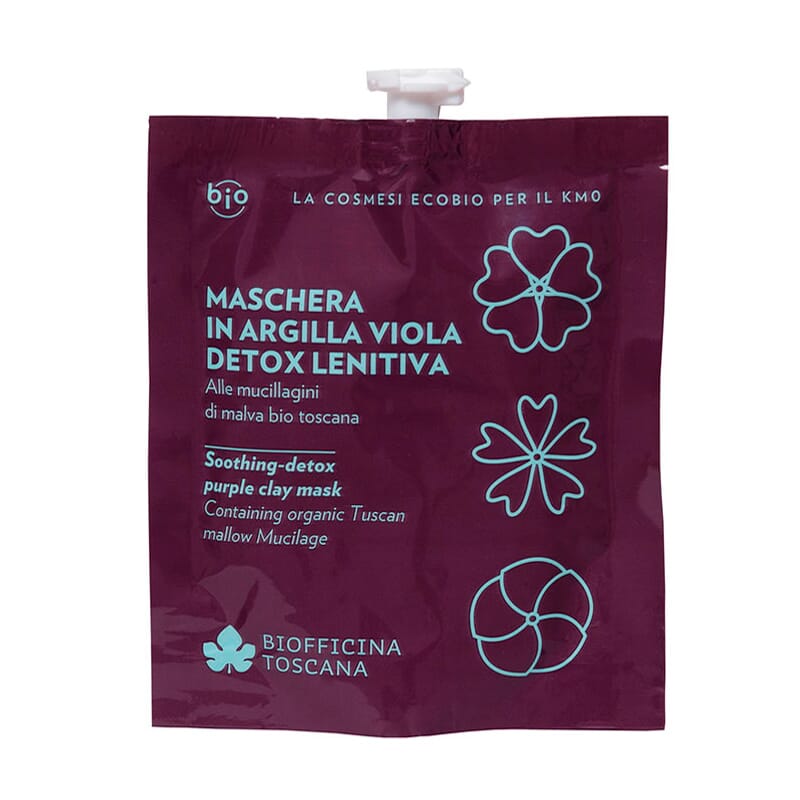 Máscara Detox de Argila Lilás  30 ml