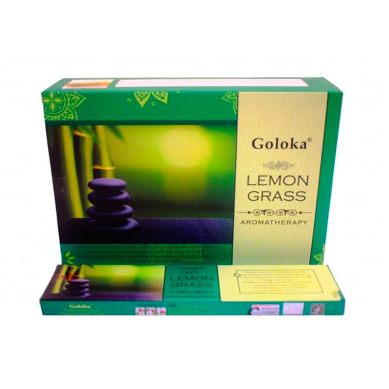 Incienso Aromaterapia Lemon Grass 15 g de Goloka