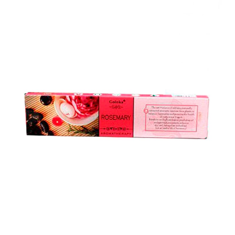 Incienso Aromaterapia Romero 15 g de Goloka