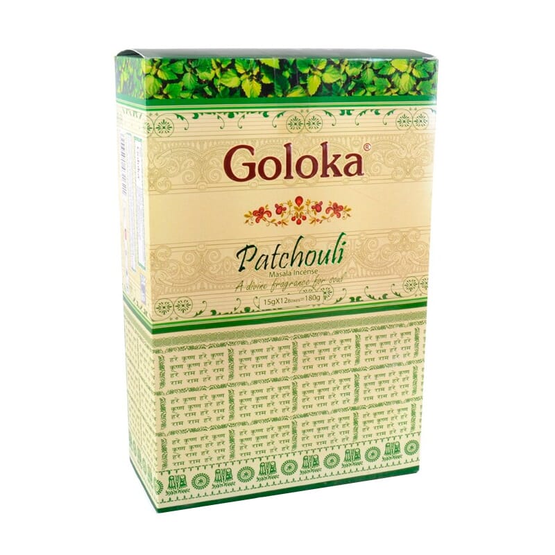 Incienso Patchouli 15 g de Goloka