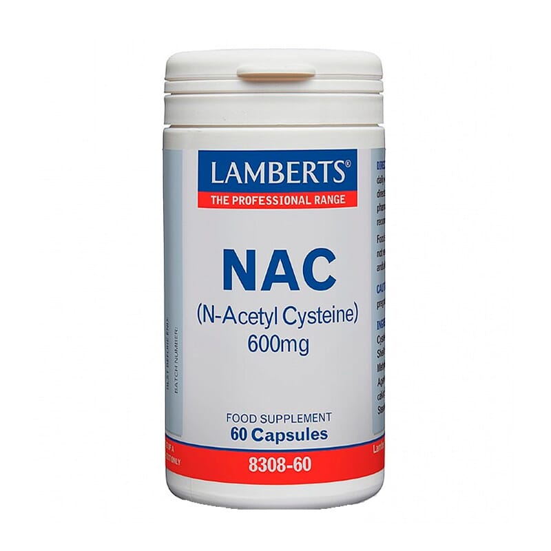 NAC (N-Acetil-Cisteína) 600 mg 60 Caps