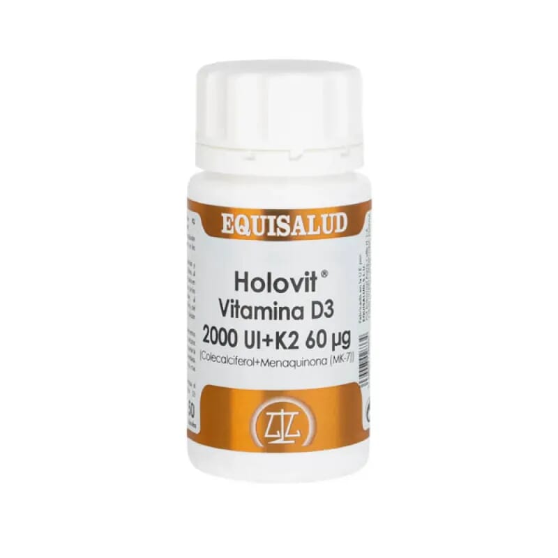 Holovit Vitamina D3 2000Ui + K2 60Mg 50 Caps