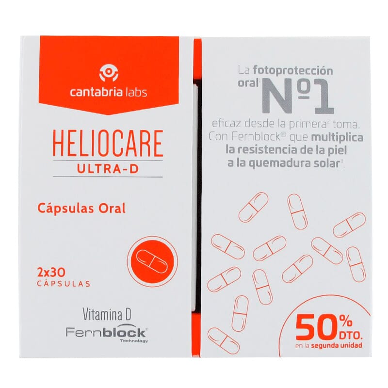 Heliocare Ultra-D 2 Uds de 30 Caps
