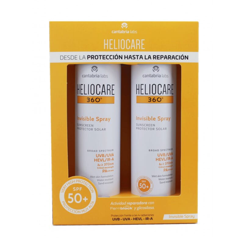 Heliocare 360 Transparentes Spray LSF50+ Doppelpack 200 ml 2 St